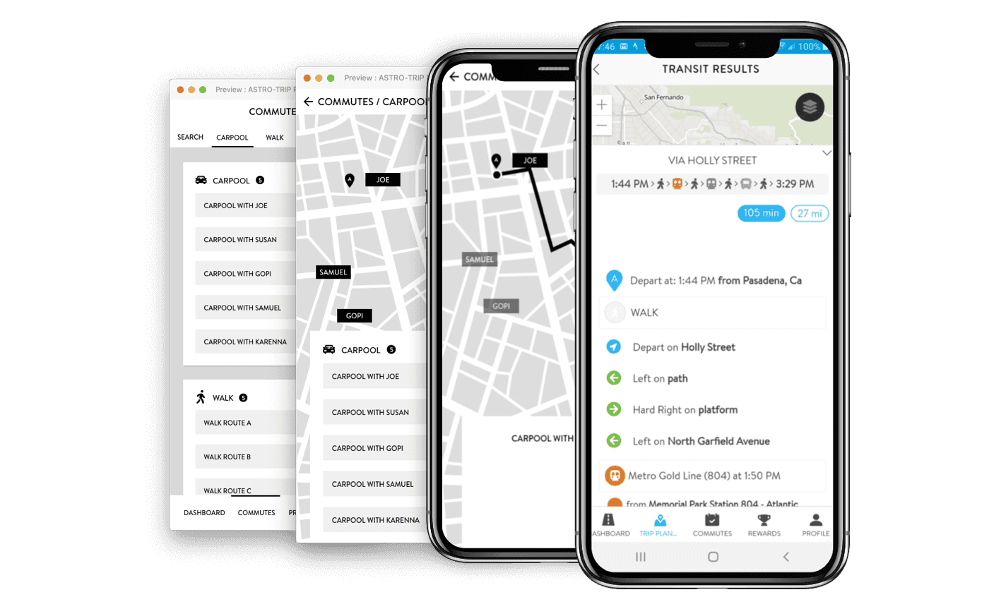 Testing began with Adobe XD prototypes